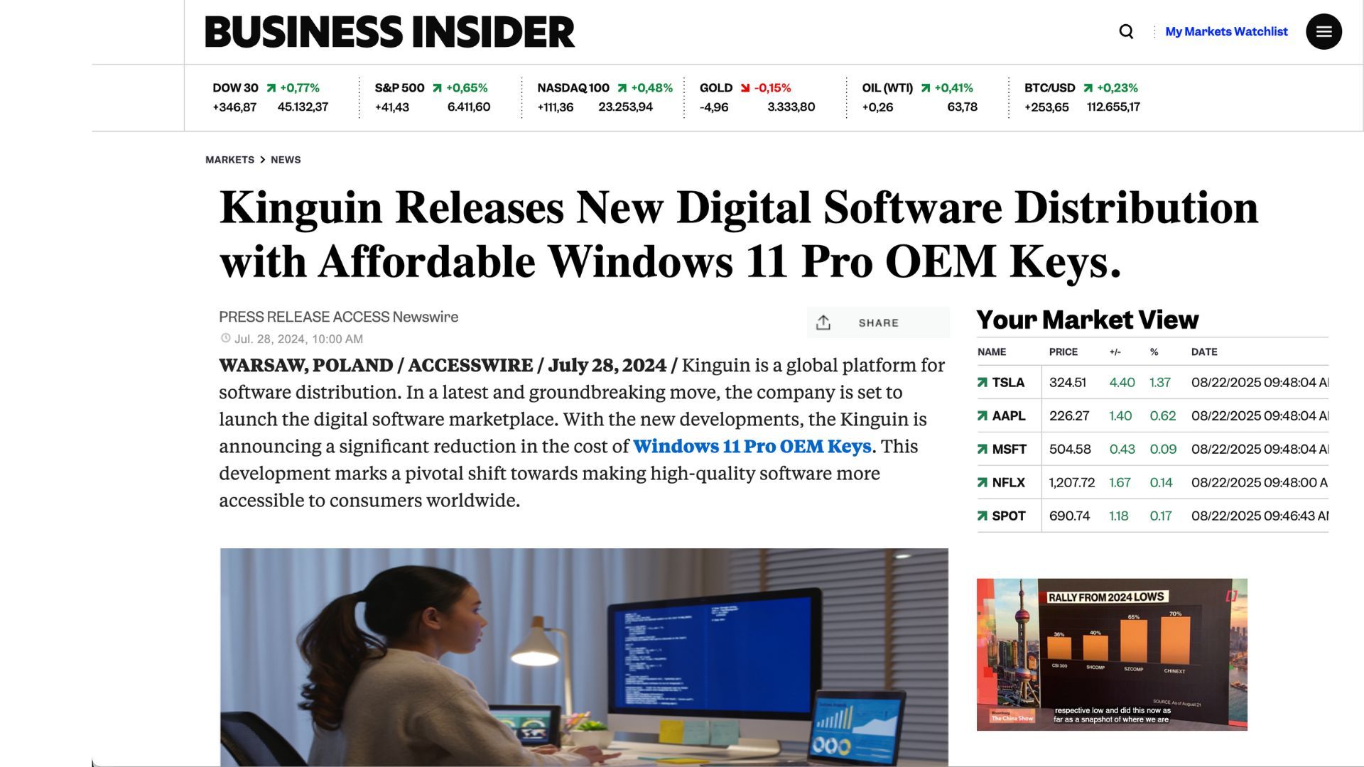 BusinessInsider Advertorial Beispiel BusinessInsider Advertorial Beispiel