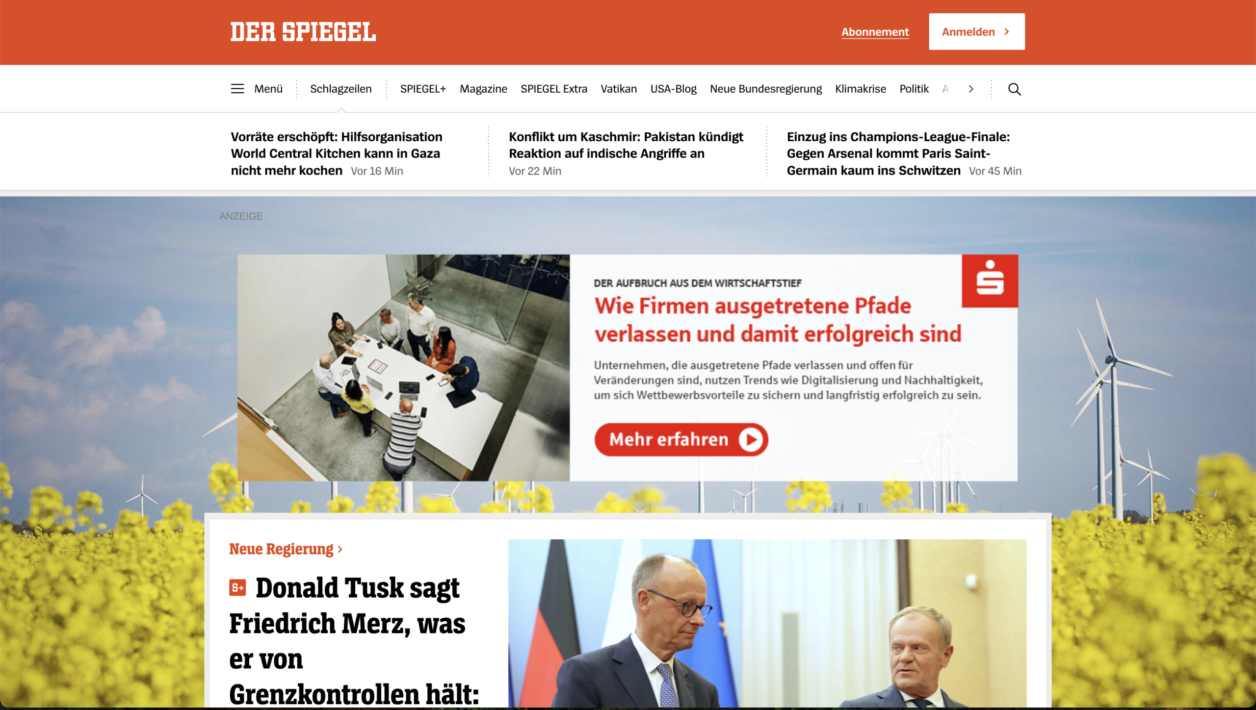 SPIEGEL Werbung Beispiel