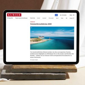 Beispiel: Advertorial Kennzeichnung als Anzeige