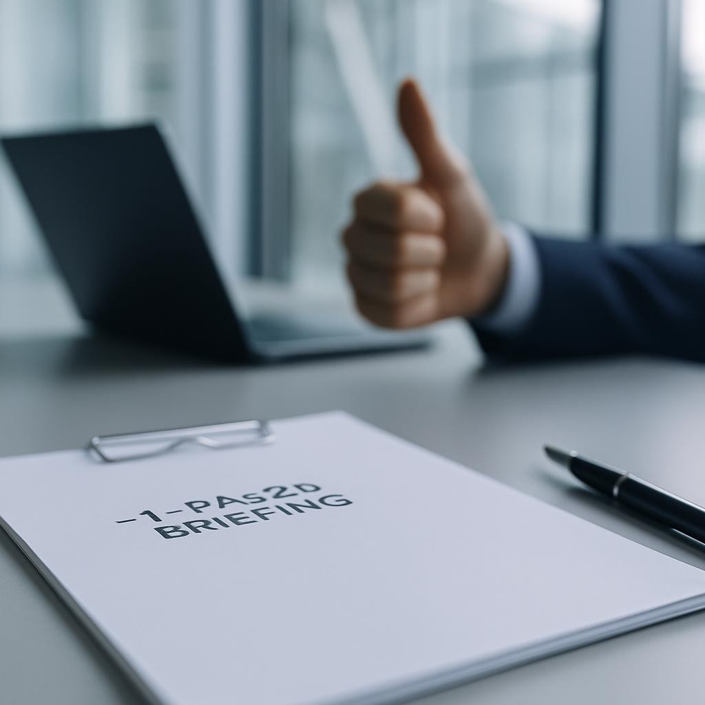 Advertorial Briefing Vorlage: Das 1‑Pager‑Template, mit dem Publisher schneller zusagen (2026)