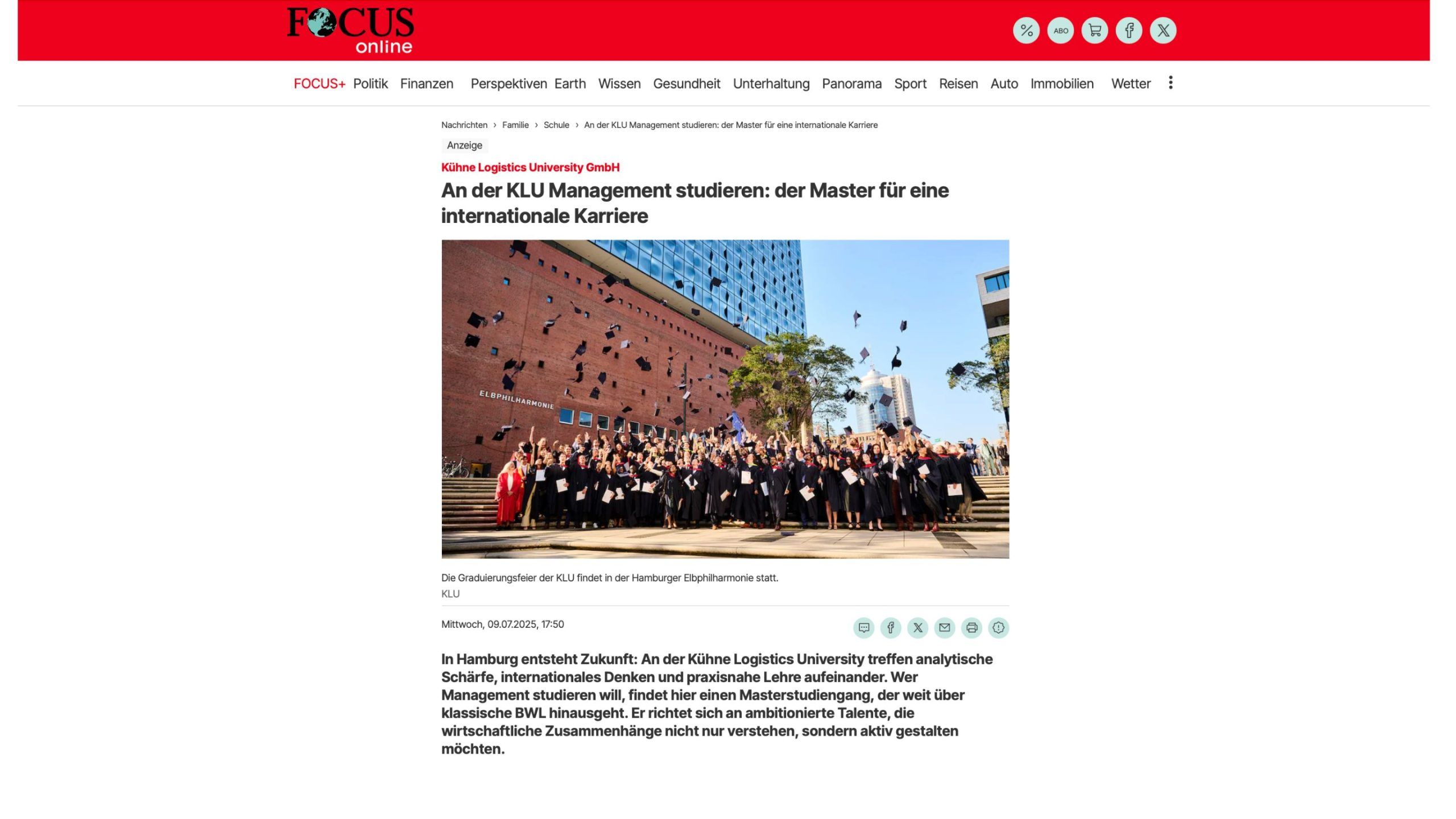 Focus Online Advertorial Beispiel